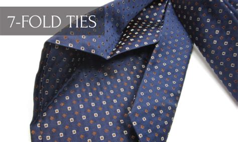 are hermes ties seven fold